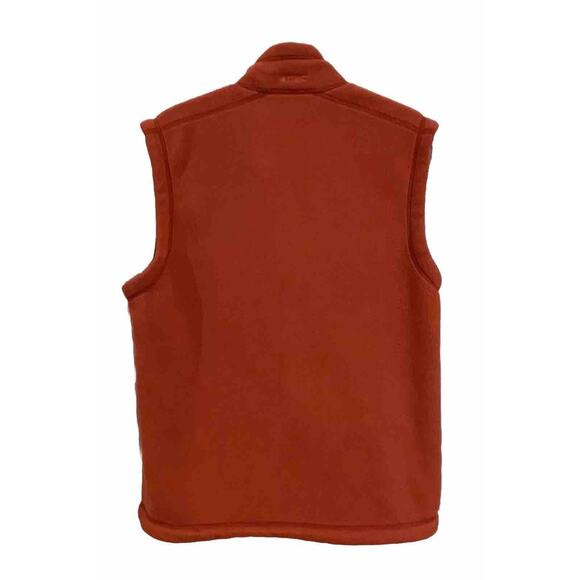 MEC Mountain Equipment Co-Op Zip Up Polartec Fleece Vest • Orange • Small - Picture 3 of 9